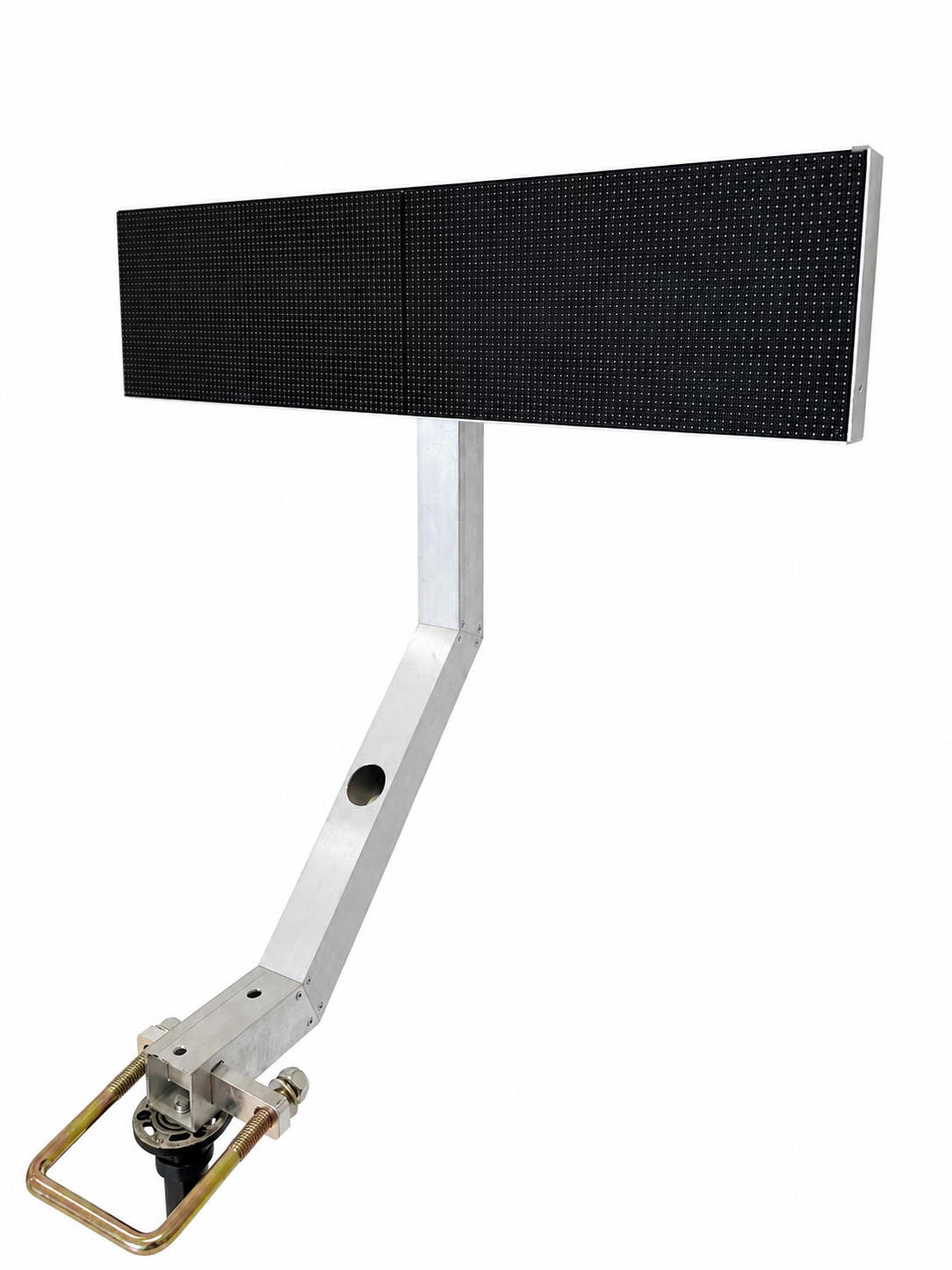 GameBoard LED scoreboard with aluminum court mounting arm